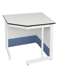 Стол угловой к низкому лабораторному столу ЛАБ-PRO СУ 90/65.90/65.75 LA