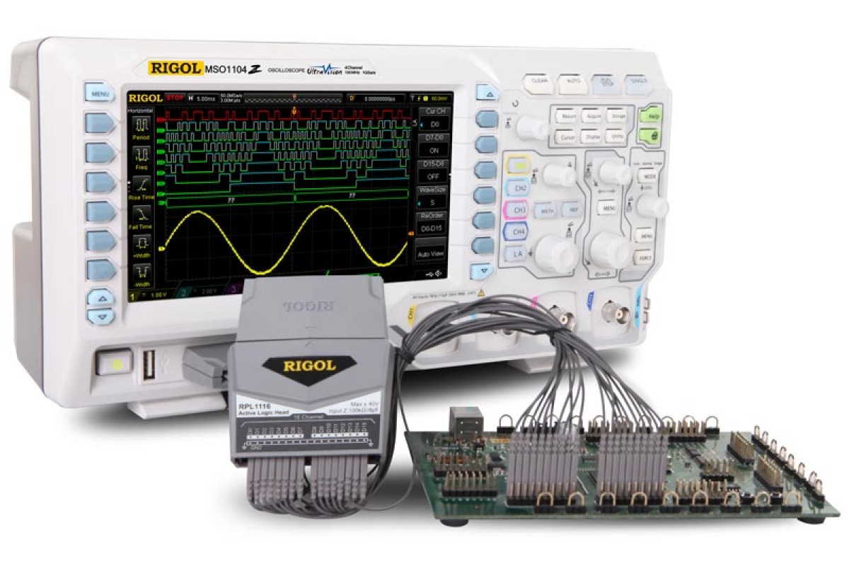 Купить Цифровой осциллограф MSO1104Z Rigol MSO1104Z-S по доступной цене.  Поставщик оборудования для лабораторий Комплект Снаб.