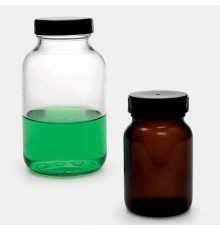 Бутыли ISOLAB 1000 мл, c винтовой ПП крышкой, бесцветное стекло, 10 шт/упак (Артикул 061.10.901)