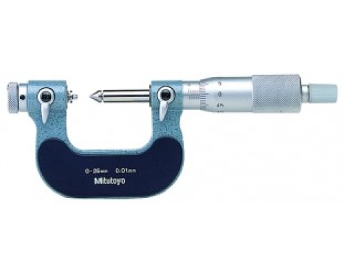 Микрометр 50–75 мм для измерений резьбы 126-127