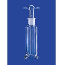 Склянка для промывки газов Lenz 500 мл, со стеклянным оливами, без фильтра
