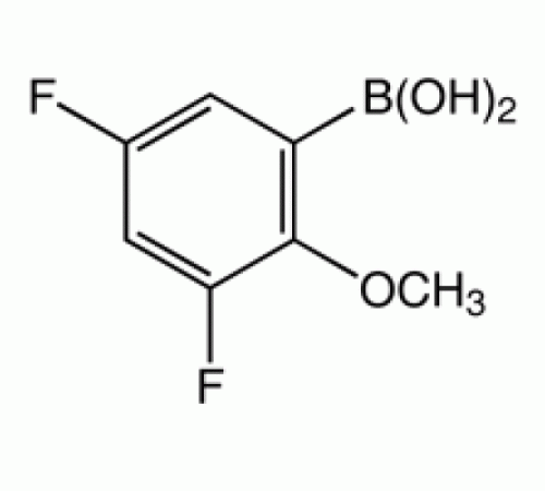 (3,5-дифтор-2-метоксифенил)борная кислота, 97%, Acros Organics, 5г