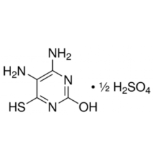 Полусульфатная соль 4,5-диамино-2-гидрокси-6-меркаптопиримидина Sigma D1036