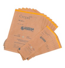 Пакеты для стерилизации из крафт-бумаги Винар СтериТ ПС-А3-1 75х280 мм 100 шт
