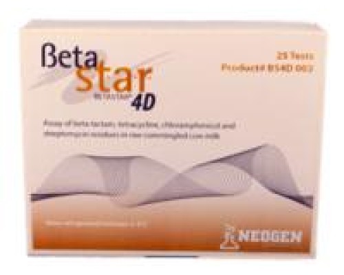 Тест на антибиотики в молоке Betastar 4D (комплект 50 шт)